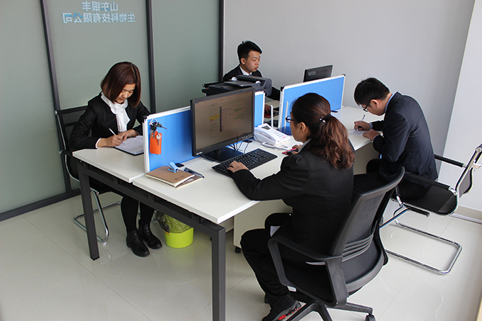 銀豐國際化形象辦公區(qū)